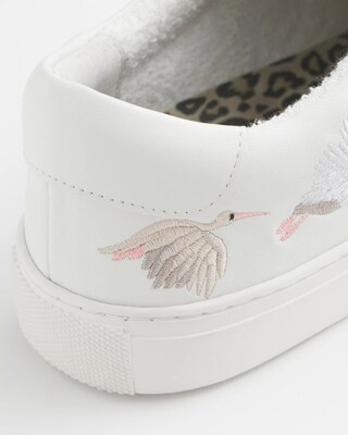 ちこ◼️◼️◼️ Embroidered Sneakers | Chico's